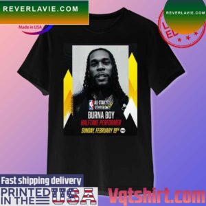 All Star 2023 Utah Burna Boy Halftime Performer Sunday February 19th T-shirt