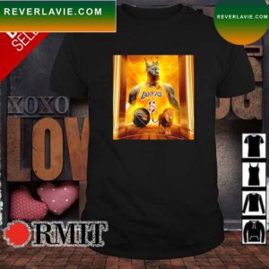 Awesome king James LA Lakes all-time leading scorer T-shirt