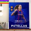 Alexia Putellas Winner The Best FIFA Womens Player 2022 Home Decor Poster Canvas