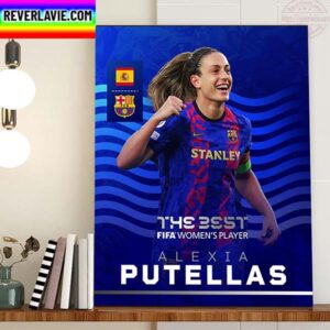 Back To Back Alexia Putellas Wins The Best FIFA Womens Player 2022 Home Decor Poster Canvas