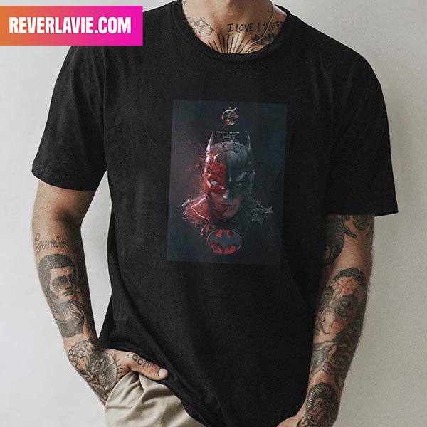 Batman Keaton x The Flash Awesome Poster The Flash DCEU Movies Unique T-Shirt Batman Keaton x The Flash Awesome Poster The Flash DCEU Movies Unique T-Shirt