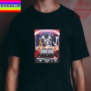 Birmingham Stallions In The 2023 USFL College Draft Select Derius Davis Unisex T-Shirt