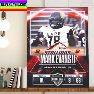 Birmingham Stallions In The 2023 USFL College Draft Select Mark Evans II Home Decor Poster Canvas