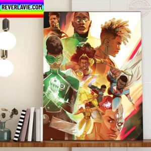 Black Heroes Of The DC Universe Infinite Collection Home Decor Poster Canvas