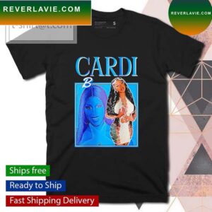 Cardi B 90s Celebrity graphic T-shirt