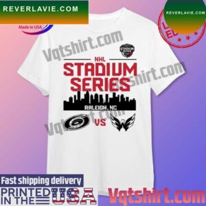 Carolina Hurricanes Vs Washington Capitals 2023 NHL Stadium Series Tri-Blend T-Shirt