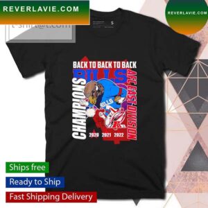 Champions back to back to back Bills AFC East Division T-shirt