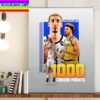 Congratulations To Myles Turner 1100 Career Blocks With Indiana Pacers Home Decor Poster Canvas