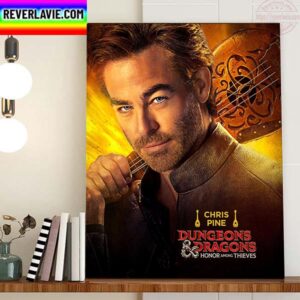 Chris Pine As Edgin The Bard In The Dungeons And Dragons Honor Among Thieves Home Decor Poster Canvas