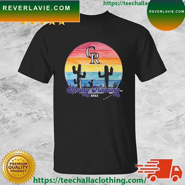 Colorado Rockies Tiny Turnip Infant 2023 Spring Training T-shirt Colorado Rockies Tiny Turnip Infant 2023 Spring Training T-shirt