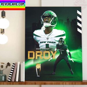 Congrats To Sauce Gardner Is The 2022 NFL Defensive Rookie Of The Year Home Decor Poster Canvas