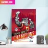 FIFA Club World Cup Morocco 2022 Winner Are Real Madrid Home Decor Poster Canvas