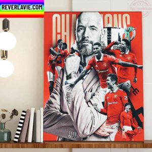 Congratulations To Manchester United Are 2023 Carabao Cup Champions Home Decor Poster Canvas