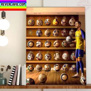 Cristiano Ronaldo Has Scored His 500th League Goal Of His Career Home Decor Poster Canvas