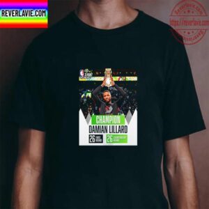 Damian Lillard Is NBA Starry 3 Point Contest Champion Unisex T-Shirt