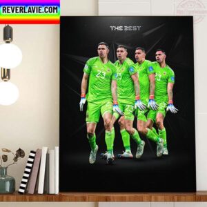 Emi Martinez Wins The Best FIFA Mens Goalkeeper 2022 Home Decor Poster Canvas