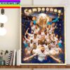 FIFA Club World Cup 2022 World Champions Are Real Madrid Home Decor Poster Canvas