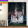 FIFA Club World Cup Morocco 2022 Winner Are Real Madrid Home Decor Poster Canvas