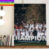 Congrats To The Kansas City Chiefs Super Bowl LVII 2023 Champs Fans Decorations Poster Canvas