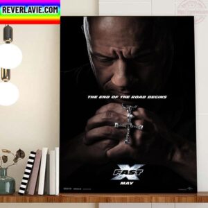 Fast X The End Of The Road Begins Poster Home Decor Poster Canvas