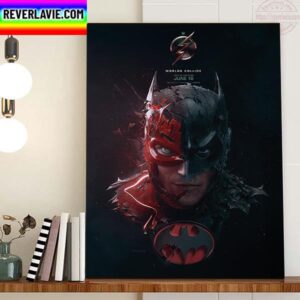 Flash x Batman Fan Art Poster For The Flash Movie Home Decor Poster Canvas