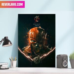 Flash x Dark Flash Variant The Flash Movie DC Comics Canvas-Poster