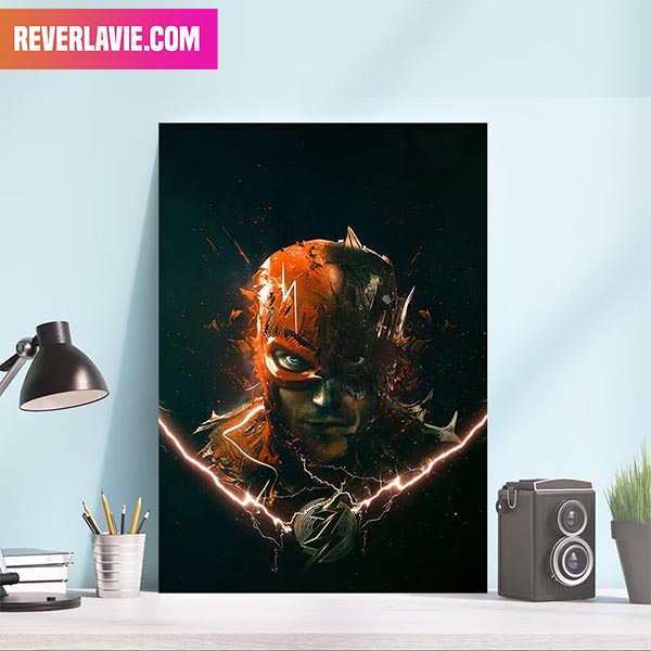Flash x Dark Flash Variant The Flash Movie DC Comics New Movie Canvas-Poster Flash x Dark Flash Variant The Flash Movie DC Comics New Movie Canvas-Poster