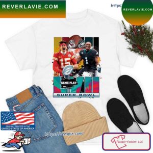 Game Day Super Bowl Lvii Mohames Chiefs Vs Hurt Eagles T-Shirt