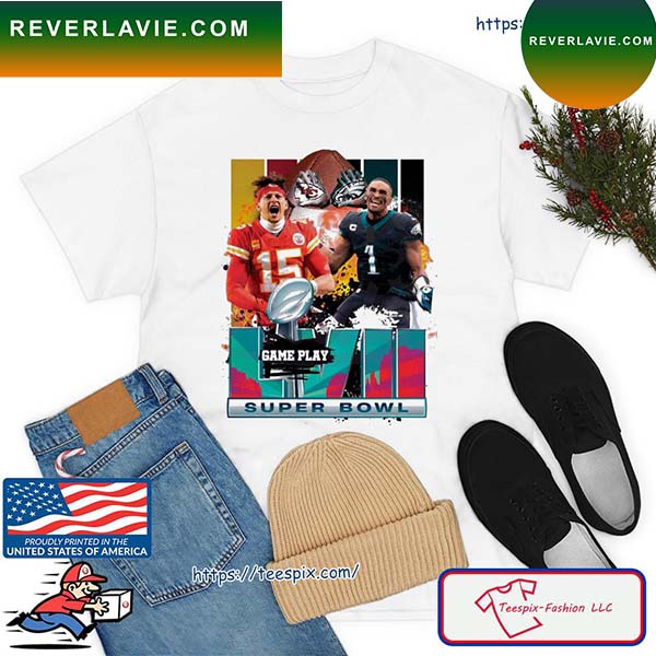 Game Day Super Bowl Lvii Mohames Chiefs Vs Hurt Eagles T-Shirt Game Day Super Bowl Lvii Mohames Chiefs Vs Hurt Eagles T-Shirt