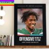 Garrett Wilson Is The 2022 AP NFL Offensive Rookie Of The Year Home Decor Poster Canvas