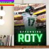 Garrett Wilson Is The 2022 AP Offensive Rookie Of The Year Home Decor Poster Canvas