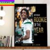 Garrett Wilson Is The 2022 AP Offensive Rookie Of The Year Home Decor Poster Canvas