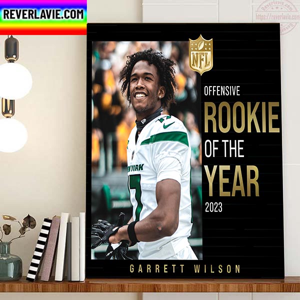 Garrett Wilson Is The 2022 Offensive Rookie Of The Year Home Decor Poster Canvas Garrett Wilson Is The 2022 Offensive Rookie Of The Year Home Decor Poster Canvas