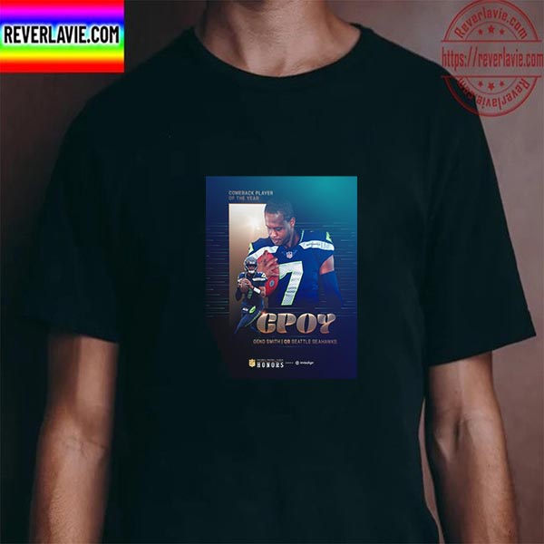 Geno Smith Is 2022 NFL Comeback Player Of The Year Unisex T-Shirt Geno Smith Is 2022 NFL Comeback Player Of The Year Unisex T-Shirt