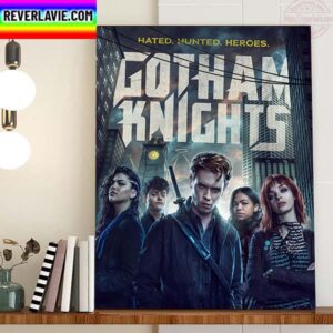 Gotham Knights Hated Hunted Heroes Poster Home Decor Poster Canvas
