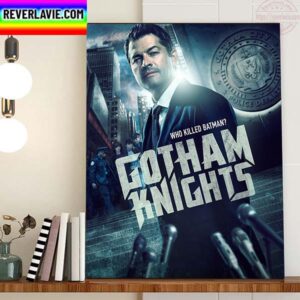 Gotham Knights Who Killed Batman Poster Home Decor Poster Canvas