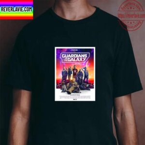 Guardians Of The Galaxy Volume 3 New Poster On Marvel Studios Unisex T-Shirt