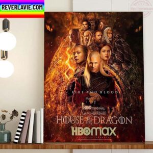 House Of The Dragon Season 2 Fire And Blood Home Decor Poster Canvas