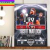 Houston Gamblers In The 2023 USFL College Draft Select Ethan Evans Home Decor Poster Canvas