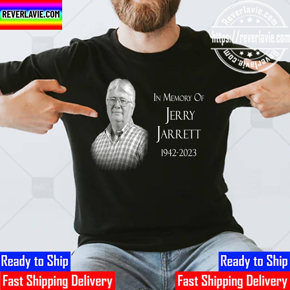 In Memory Of Jerry Jarrett 1942 2023 Thank You For Memories Unisex T-Shirt In Memory Of Jerry Jarrett 1942 2023 Thank You For Memories Unisex T-Shirt