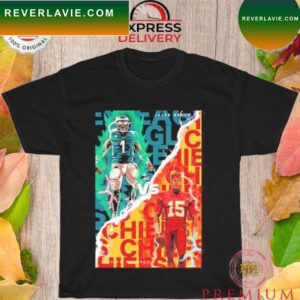 Jalen Hurts Vs Patrick Mahomes In NFL Super Bowl LVII T-shirt