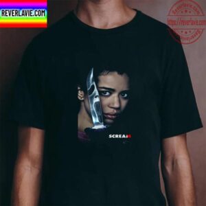 Jasmin Savoy Brown As Mindy Meeks Martin In The Scream VI Movie Unisex T-Shirt