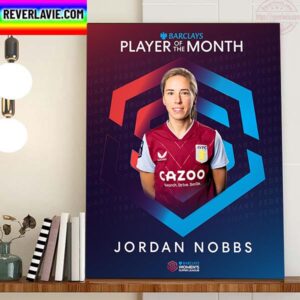 Jordan Nobbs Is The Barclays Football Player Of The Month Home Decor Poster Canvas