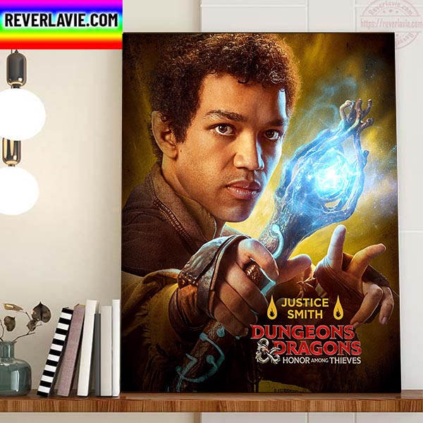Justice Smith As Simon The Sorcerer In The Dungeons And Dragons Honor Among Thieves Home Decor Poster Canvas Justice Smith As Simon The Sorcerer In The Dungeons And Dragons Honor Among Thieves Home Decor Poster Canvas