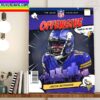 Justin Jefferson Is The 2022 Offensive Player Of The Year Home Decor Poster Canvas