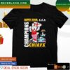 Kansas City Chiefs Chiefs super bowl 2023 champions football T-shirt