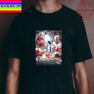 Kansas City Chiefs 1970 2020 2023 Super Bowl LVII Champions Unisex T-Shirt