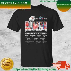 Kansas City Chiefs 2022-2023 Super Bowl LVII Signatures T-shirt