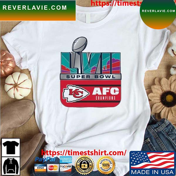 Kansas City Chiefs 2022 Afc Champs Super Bowl LVII T-shirt Kansas City Chiefs 2022 Afc Champs Super Bowl LVII T-shirt