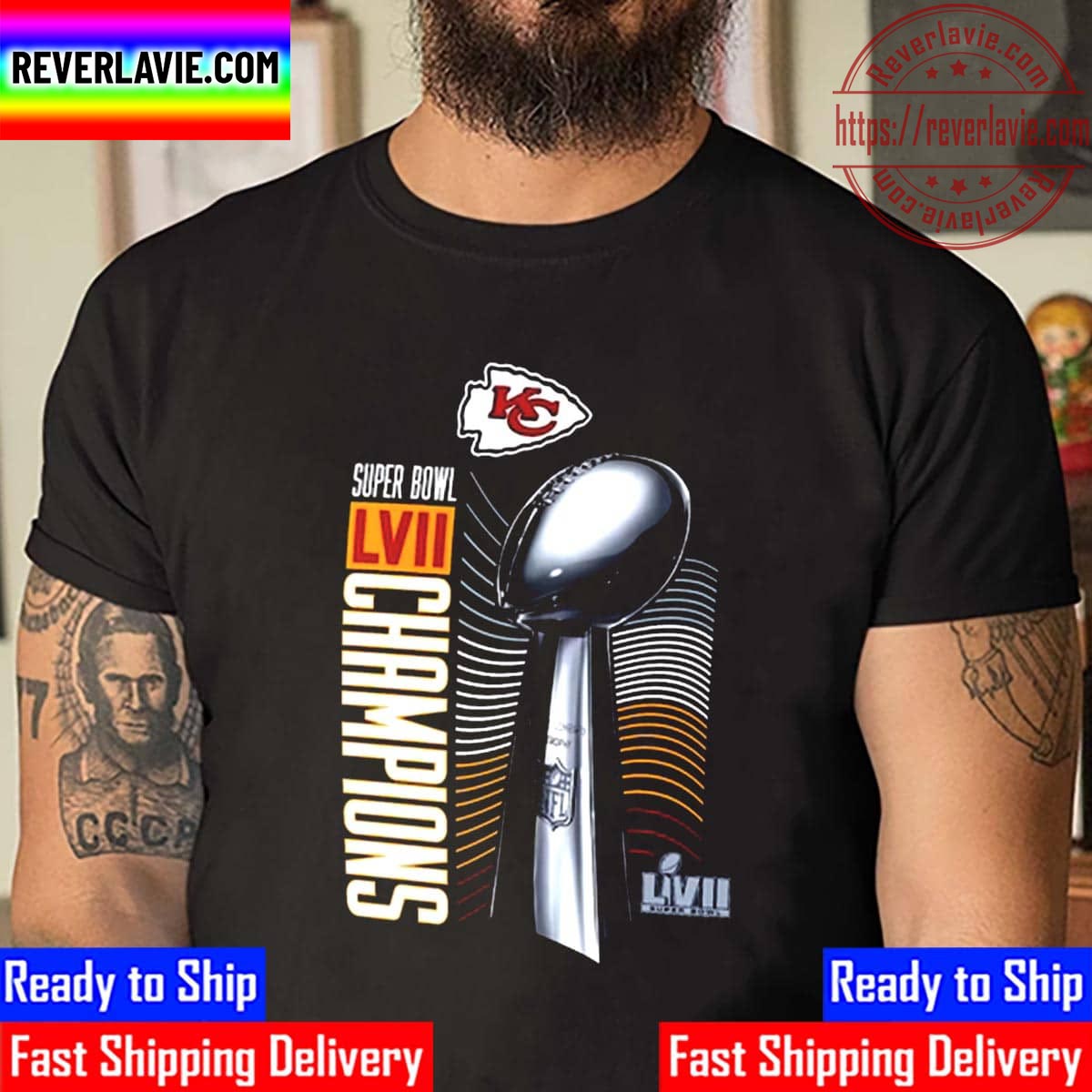 Kansas City Chiefs 2023 Super Bowl LVII Champions Unisex T-Shirt Kansas City Chiefs 2023 Super Bowl LVII Champions Unisex T-Shirt